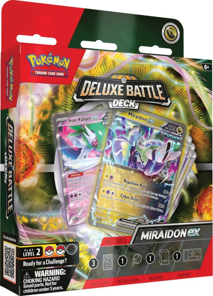 POKÉMON TCG Miraidon ex Deluxe Battle Deck - PokéBox Australia