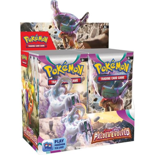 POKÉMON TCG Scarlet & Violet 2: Paldea Evolved Sealed Case 6x Booster Box - PokéBox Australia