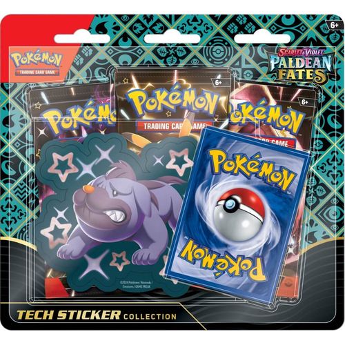 POKÉMON TCG Scarlet & Violet 4.5: Paldean Fates Booster Tech Sticker Blister - PokéBox Australia