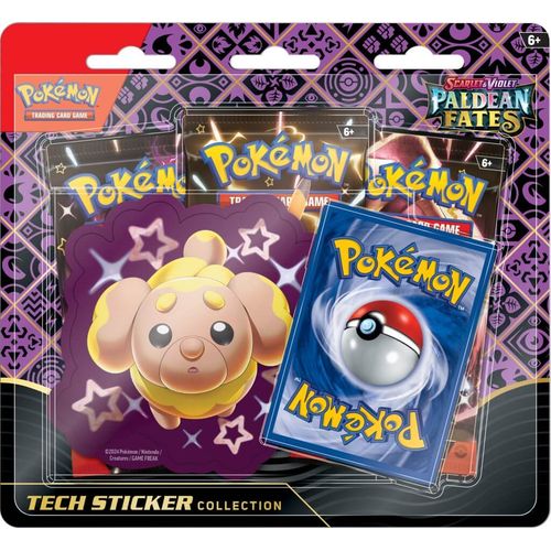 POKÉMON TCG Scarlet & Violet 4.5: Paldean Fates Booster Tech Sticker Blister - PokéBox Australia