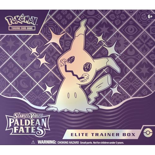 POKÉMON TCG Scarlet & Violet 4.5: Paldean Fates Elite Trainer Box x10 SEALED CASE (ETB) - PokéBox Australia