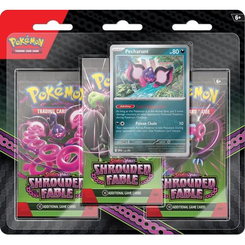 POKÉMON TCG Scarlet & Violet 6.5: Shrouded Fable 3 Pack Blister - PokéBox Australia
