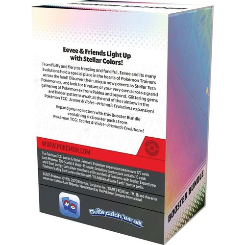 POKÉMON TCG Scarlet & Violet 8.5: Prismatic Evolutions Booster Bundle - PokéBox Australia