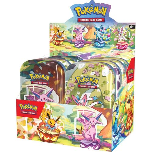 POKÉMON TCG Scarlet & Violet 8.5: Prismatic Evolutions Mini Tin - PokéBox Australia