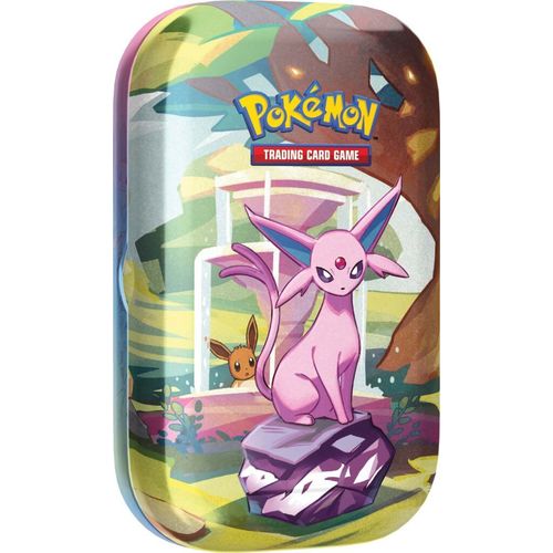 POKÉMON TCG Scarlet & Violet 8.5: Prismatic Evolutions Mini Tin - PokéBox Australia