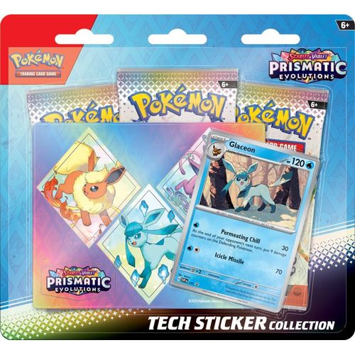 POKÉMON TCG Scarlet & Violet 8.5: Prismatic Evolutions Tech Sticker Collection - PokéBox Australia