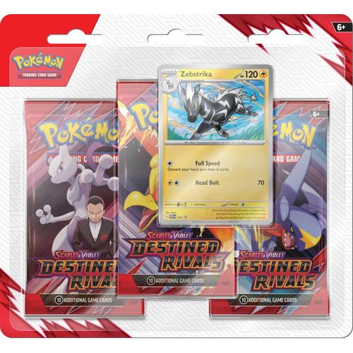 POKÉMON TCG Scarlet & Violet: Destined Rivals Three Booster Blister - PokéBox Australia