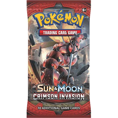 Pokemon TCG Sun & Moon Crimson Invasion Booster Pack - PokéBox Australia