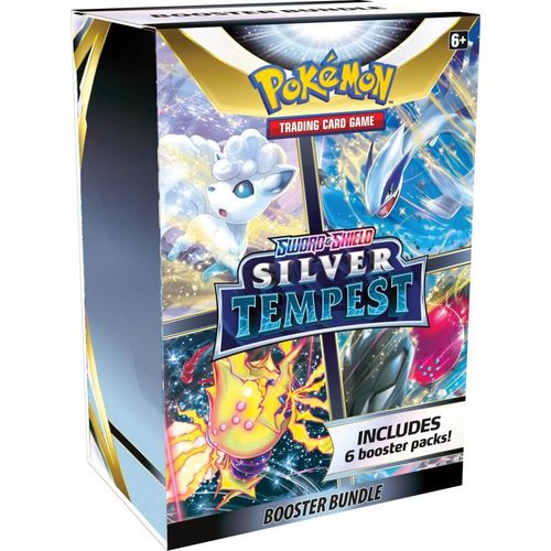 POKMON TCG Sword and Shield 12 - Silver Tempest Booster Bundle (Mini