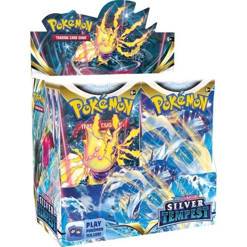 POKÉMON TCG Sword and Shield 12 - Silver Tempest Sealed Case X6 Booster Box - PokéBox Australia