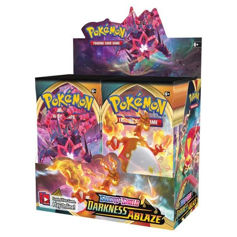 POKEMON TCG Sword And Shield Darkness Ablaze Booster Box - PokéBox Australia