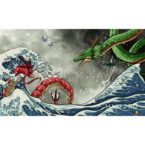 Pokemon/Dragon Ball - Clash of Legends: Tides of Fury - Playmat/Mouse Pad - PokéBox Australia
