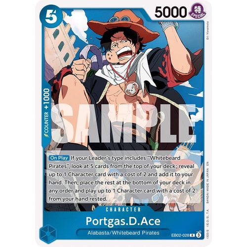 Portgas.D.Ace (EB02 - 028) (Extra Booster: Anime 25th Collection) - PokéBox Australia