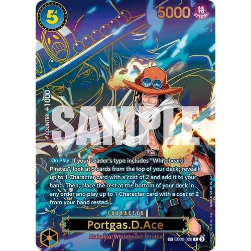 Portgas.D.Ace - EB02 - 028 (SP) (EB02 - 028) (Carrying On His Will) - PokéBox Australia