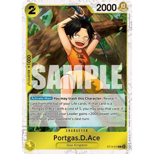 Portgas.D.Ace - ST13 - 010 (Pirate Foil) (ST13 - 010) (Premium Booster - The Best - Vol. 2) - PokéBox Australia