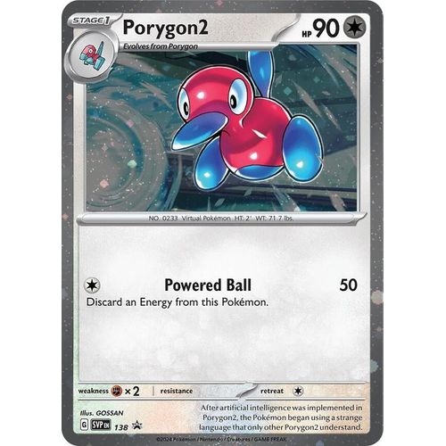 Porygon2 - 138 (Cosmos Holo) (138) (SV: Scarlet & Violet Promo Cards) - PokéBox Australia