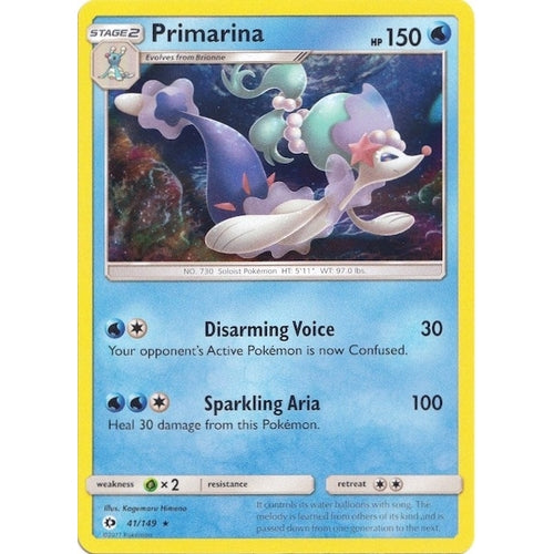 Primarina - 41/149 (Water Web Holo) (041/149) (Miscellaneous Cards & Products) - PokéBox Australia