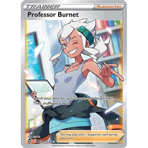 Professor Burnet (TG26/TG30) (SWSH12: Silver Tempest Trainer Gallery) - PokéBox Australia