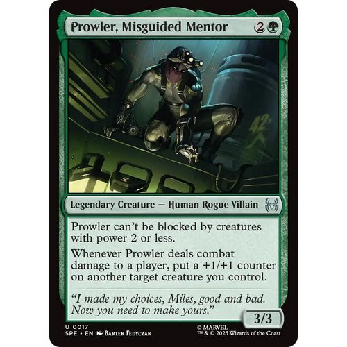 Prowler, Misguided Mentor (17) (Marvel's Spider - Man: Eternal - Legal) - PokéBox Australia