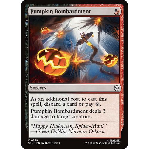 Pumpkin Bombardment (139) (Marvel's Spider - Man) - PokéBox Australia