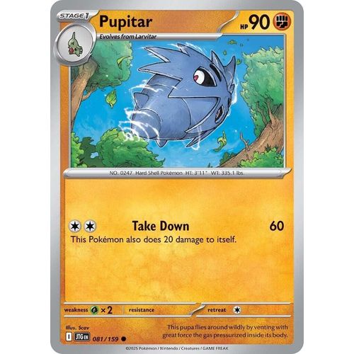 Pupitar (081/159) (SV09: Journey Together) - PokéBox Australia