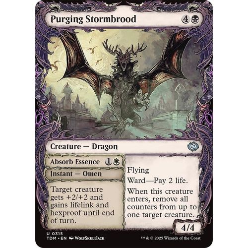 Purging Stormbrood (Showcase) (315) (Tarkir: Dragonstorm) - PokéBox Australia