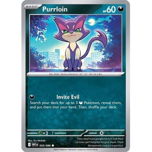 Purrloin (055/086) (SV: White Flare) - PokéBox Australia