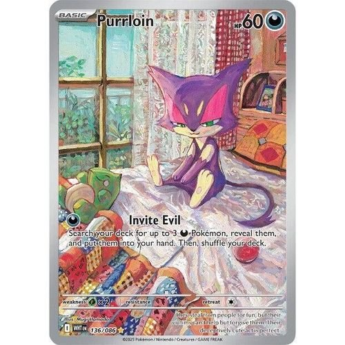 Purrloin (136/086) (SV: White Flare) - PokéBox Australia
