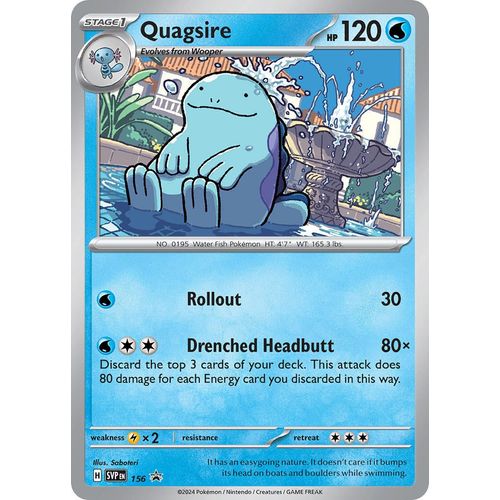 Quagsire - 156 (156) (SV: Scarlet & Violet Promo Cards) - PokéBox Australia
