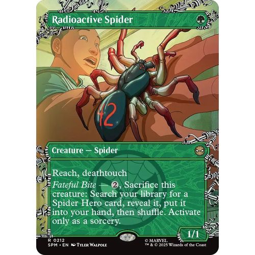 Radioactive Spider (Borderless) (212) (Marvel's Spider - Man) - PokéBox Australia