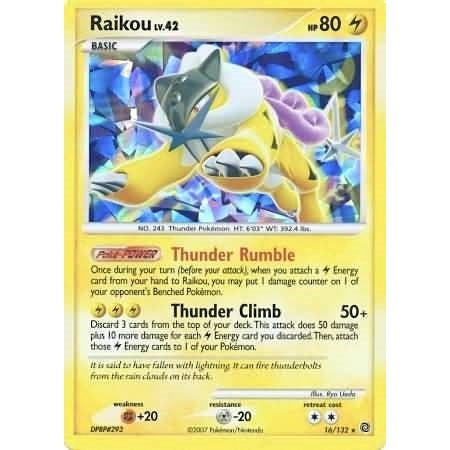 Raikou - 16/132 (Cracked Ice Holo) (016/132) (Miscellaneous Cards & Products) - PokéBox Australia