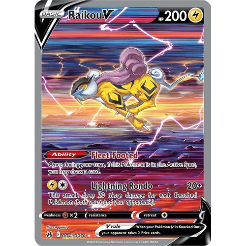 Raikou V (GG41/GG70) (Crown Zenith: Galarian Gallery) - PokéBox Australia