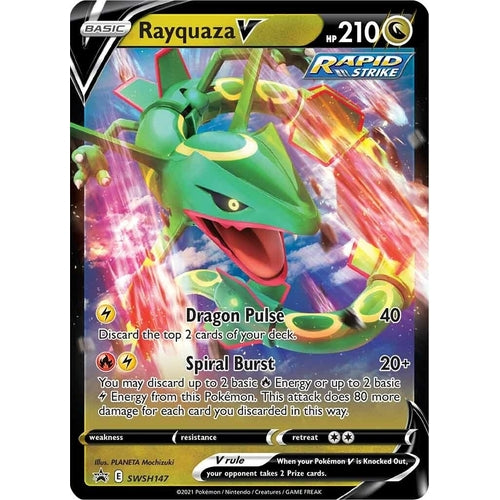 Rayquaza V - SWSH147 (SWSH147) (SWSH: Sword & Shield Promo Cards) - PokéBox Australia
