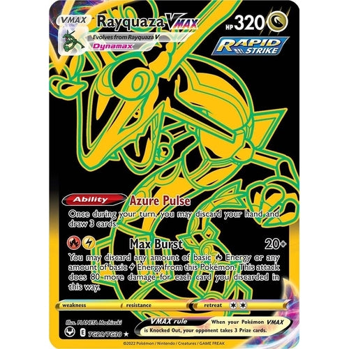 Rayquaza VMAX (Secret) (TG29/TG30) (SWSH12: Silver Tempest Trainer Gallery) - PokéBox Australia