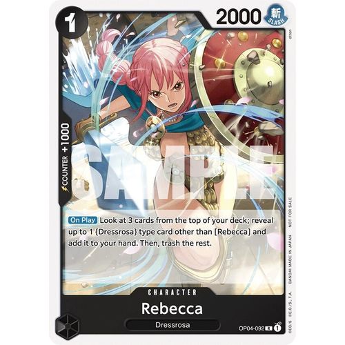 Rebecca (Tournament Pack 2025 Vol. 2) (OP04 - 092) (One Piece Promotion Cards) - PokéBox Australia