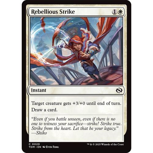 Rebellious Strike (20) (Tarkir: Dragonstorm) - PokéBox Australia