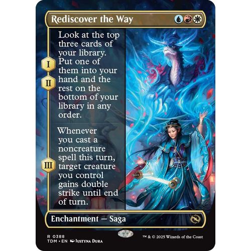 Rediscover the Way (Borderless) (388) (Tarkir: Dragonstorm) - PokéBox Australia