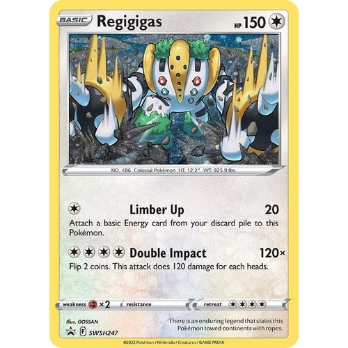 Regigigas - SWSH247 (Cosmos Holo) (SWSH247) (SWSH: Sword & Shield Promo Cards) - PokéBox Australia