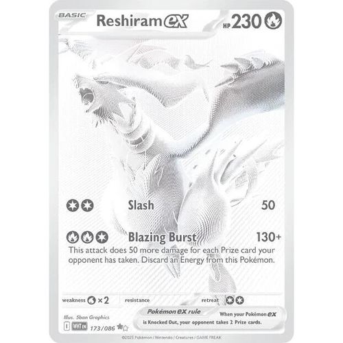 Reshiram ex (173/086) (SV: White Flare) - PokéBox Australia