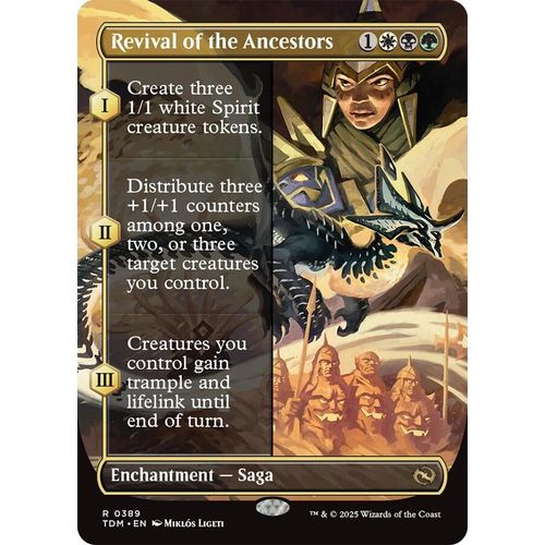Revival of the Ancestors (Borderless) (389) (Tarkir: Dragonstorm) - PokéBox Australia