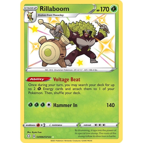 Rillaboom (SV006/SV122) (Shining Fates: Shiny Vault) - PokéBox Australia