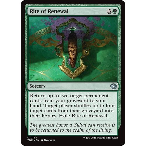 Rite of Renewal (153) (Tarkir: Dragonstorm) - PokéBox Australia