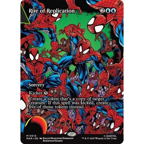 Rite of Replication (Borderless) (14) (Marvel Eternal - Legal) - PokéBox Australia