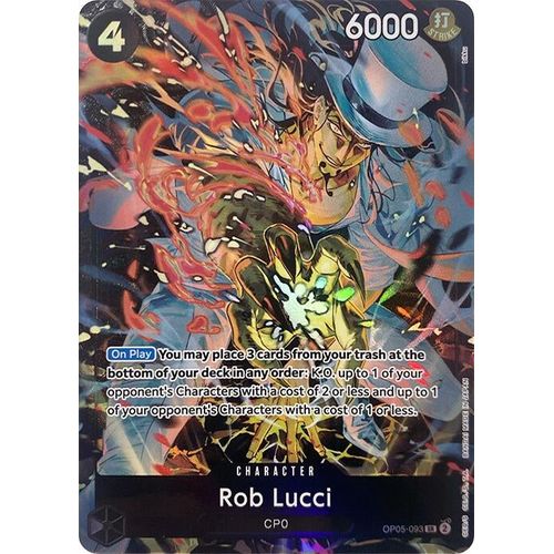 Rob Lucci (Illustration Box EX) (OP05 - 093) (One Piece Promotion Cards) - PokéBox Australia