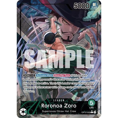Roronoa Zoro (020) (Alternate Art) (OP12 - 020) (Legacy of the Master) - PokéBox Australia