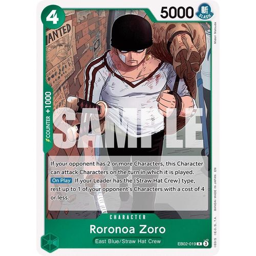 Roronoa Zoro (EB02 - 019) (Extra Booster: Anime 25th Collection) - PokéBox Australia