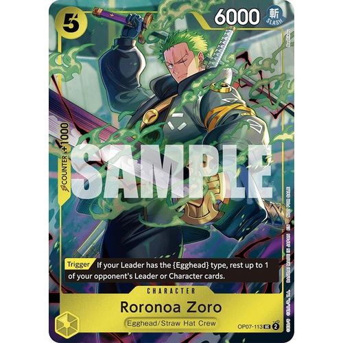 Roronoa Zoro (One Piece Day Dallas 2025) (OP07 - 113) (One Piece Promotion Cards) - PokéBox Australia