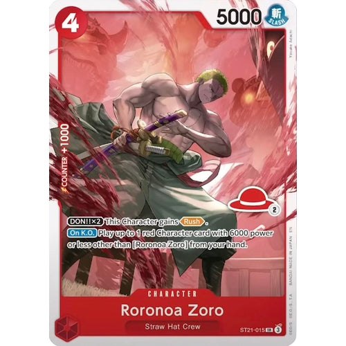 Roronoa Zoro - ST21 - 015 (Luffy Deck) (ST21 - 015) (Learn Together Deck Set) - PokéBox Australia