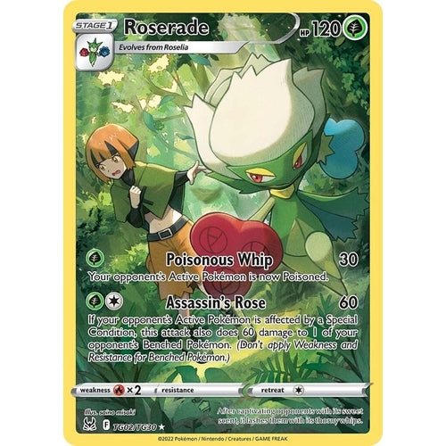 Roserade (TG02/TG30) (SWSH11: Lost Origin Trainer Gallery) - PokéBox Australia