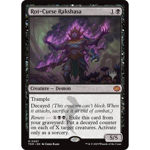 Rot - Curse Rakshasa (87) (Promo Pack: Tarkir: Dragonstorm) - PokéBox Australia